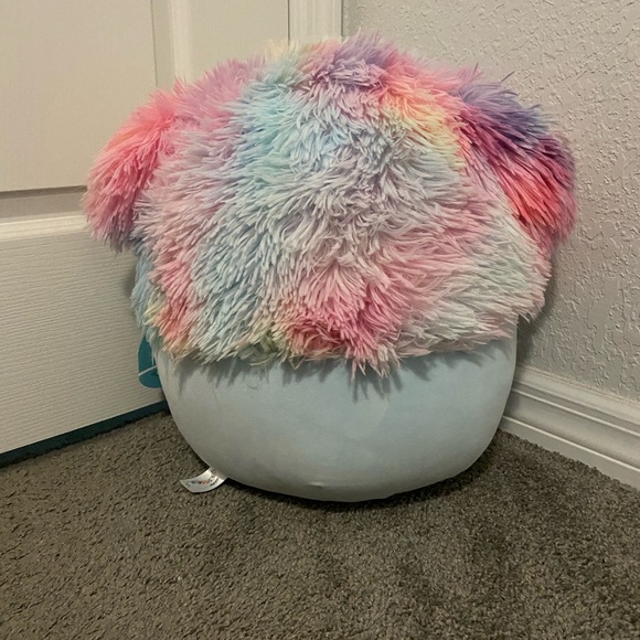 NWT 16” Squishmallows, Zozo the Bigfoot wrapped in flower stems - Picture 2 of 2